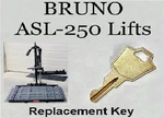 Bruno ASL-250 Key For Scooter Lift. Fixed Price $12.50.
