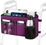 Finpac Large Walker Tote Bag With Cup Holder Folding Storage Basket Pouch. Fixed Price $17.99.