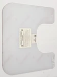 Therafin Polycarbonate Clear Wheelchair Tray # T13100X 21"WX18D With 10"X7" Bc. Fixed Price $24.75.