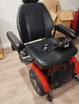 Used Pride Jazzy Select Power Wheel Chair Red Right Fender Shroud. Fixed Price $700.00.