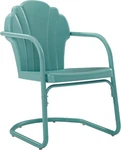Charming Retro Pastel Blue Metal Patio Set - 2 Outdoor Dining. Fixed Price $269.99.