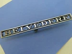 1968 Plymouth Belevdere Front Fender Nameplate Script Emblem Badge Tag Label. Fixed Price $25.99.