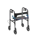 Drive Medical 10243 Clever Lite Deluxe Foldable Rollator Walker, Blue. Fixed Price $234.00.