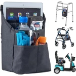 Compact Walker Bag With Easy Access Pockets Adjustable Straps For Wheelchair. Fixed Price $11.99.