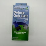 Everyday Essentials Deluxe Gait Belt With Hand Loops Blue P2500 30-45 Inch Waist. Fixed Price $20.00.