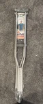 Hugo Mobility 721-785 Lightweight Adjustable Aluminum Crutches Medium Adult. Fixed Price $30.00.