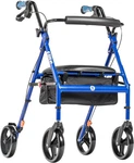Drive Medical Elite Rollator Walker With Seat, Backrest & Basket - Blue. Fixed Price $246.99.