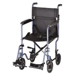 Nova Medical - Lightweight Transport Chair 19" Swing Away Footrest Blue 329B. Fixed Price $287.44.