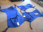 Lot Of 3 Proactive Medical Full Body Patient Sling Medium Mesh 600 Lbs. Fixed Price $50.00.