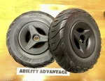 New Permobil 8 Aggressive Solid Tires On V.2 Casters, Fit M5, F5, F3 Caster.. Fixed Price $154.00.
