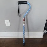 Drive Medical RTL10372PL Adjustable Height Offset Handle Cane With Gel Grip. Fixed Price $15.40.