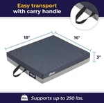 New Wheelchair Gel Cushion Pad "e" Drive Medical 14886 Comfortable 18"X 16"X 3". Fixed Price $34.99.