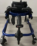 Rifton Pacer Child Gait Trainer 4-WHEEL Adjustable Height 75 Lb Blue/black YP3A. Fixed Price $1200.00.