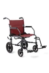Medline Basic Steel Transport Chair 12 Inch Wheels Comfortable Portable Aid Red. Fixed Price $148.00.