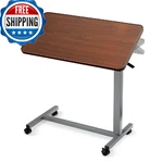 Invacare Height Adjustable Tilting Overbed Hospital Bedside Medical Ro. Fixed Price $113.74.