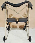 Stander Space Saver Wonder Rollator Short Folding Walker Seat Desert Sand 4250DS. Fixed Price $69.99.