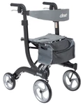 Drive Medical Tall Nitro Euro Rollator Folding Walker Adult 10266BK-T Black. Fixed Price $289.00.