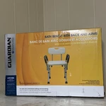 Guardian MDS89745RAH Shower/bath Chair With Padded Armrests - 350LBS. Fixed Price $25.00.