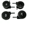 Invacare Bed Caster Package; W/brake And W/out Brake, 1123550 Full. Fixed Price $35.35.