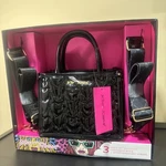 Betsy Johnson Mini Tote Handbag New With Two Style Straps. W/box 3PC Set. Fixed Price $55.00.