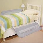Summer Double Safety Bedrail, Gray, Metal & Fabric Set For Toddlers New. Fixed Price $59.99.