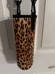 Leopard Water Bottle Holder. Fixed Price $10.00.