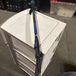 Yukon Adjustable Single Trekking Hiking Pole Black/blue. Fixed Price $30.00.
