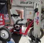 Amtryke Red Tricycle With Adjustable Seat, 3 Wheels Mobility Ride-on. Fixed Price $400.00.