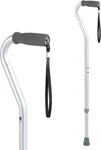 Carex Aluminum Offset Cane With Soft Cushioned Handle - Adjustable Walking. Fixed Price $37.99.