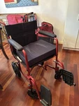 Medline Transport Chair. Brand New. Only Used Once. Excellent Condition No Box. Fixed Price $89.00.