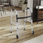 Flash Furniture DC-HY8110L-5-SLVBLK-GG Hercules Folding Walker With Adjustabl.... Fixed Price $65.96.