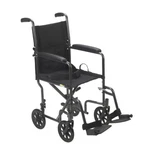 Drive TR37E-SV Lightweight Steel Transport Wheelchair, Fixed Full Arms,. Fixed Price $129.70.