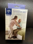 Medline Extra-wide Transfer Black Belt W/ Handles Daily Aids New. Fixed Price $19.99.