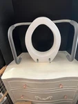 Carex Toilet Seat Elevator With Handles - Elongated. Fixed Price $30.00.