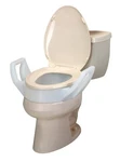 Sp Ableware 725753311 Elevated Seat With Arms For Elongated Toilet, 3-1/2. Fixed Price $115.71.