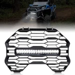 Sautvs Front Mesh Grill With Led Light Bar For Can-am Commander 2021+, Black. Fixed Price $125.54.