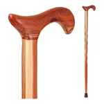 Mabis Healthcare Brazos Twisted Cedar Cane, 34-INCH Height. Fixed Price $77.04.