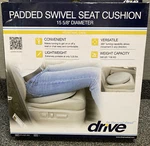 Drive Medical Deluxe Swivel Seat Cushion, Gray. Fixed Price $19.99.