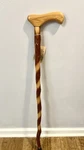 Brazos 37 Sweet Gum Wood Walking Stick Cane - Derby Handle New With Tag. Fixed Price $45.99.