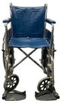 Baxter Invacare Folding Wheelchair. Fixed Price $281.00.