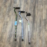 Carex & Nova Designer Walking Cane, Adjustable Height, Wrist Strap, Multicolor. Fixed Price $19.29.