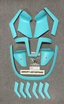 New : Permobil F5 V.2 Aqua Color Accent Kit. Brand Set.. Fixed Price $235.00.