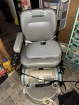 Hoveround MPV5 Power Wheelchair Gray Joystick Padded Armrest 4 Wheels Electric. Fixed Price $1000.00.