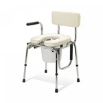 Medline Guardian Commode Chair, Padded, Drop-arm, 350 Lb. Capacity, 1 Ct, G98204. Fixed Price $104.68.