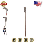 Steampunk Cane Mens 40" 2-PIECE Skull Gears Novelty Decorative Walking Stick. Fixed Price $46.79.