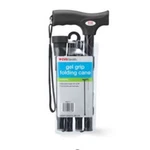 Medical Adjustable Folding Cane Lightweight Black Gel Grip Adjusts 32" - 36". Fixed Price $24.88.