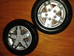 Pride Jazzy 600 Drive Wheels Tires 14" Black PR1MO Power Wheelchair. Fixed Price $65.00.