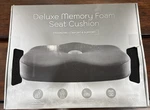 Deluxe Memory Foam Seat Cushion - New In Open Box. Fixed Price $24.47.