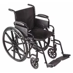 Dmi 503-0664-0200 Wheelchair, 250 Lb, 18 In Seat, Silver. Fixed Price $359.28.