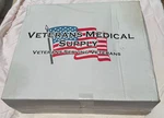 Veterans Medical Supplies White Raised Toilet Seat With Detachable Arms. Fixed Price $21.80.